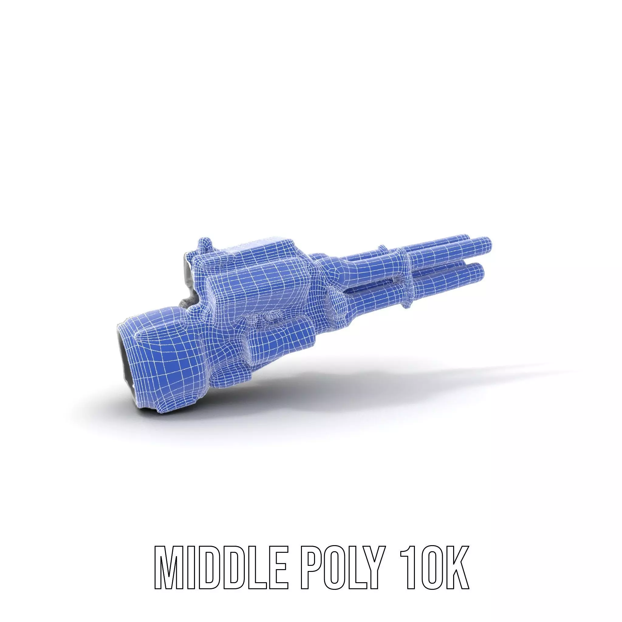 Tactical Weapon Attachment Model Pack Low-poly 3D model_21