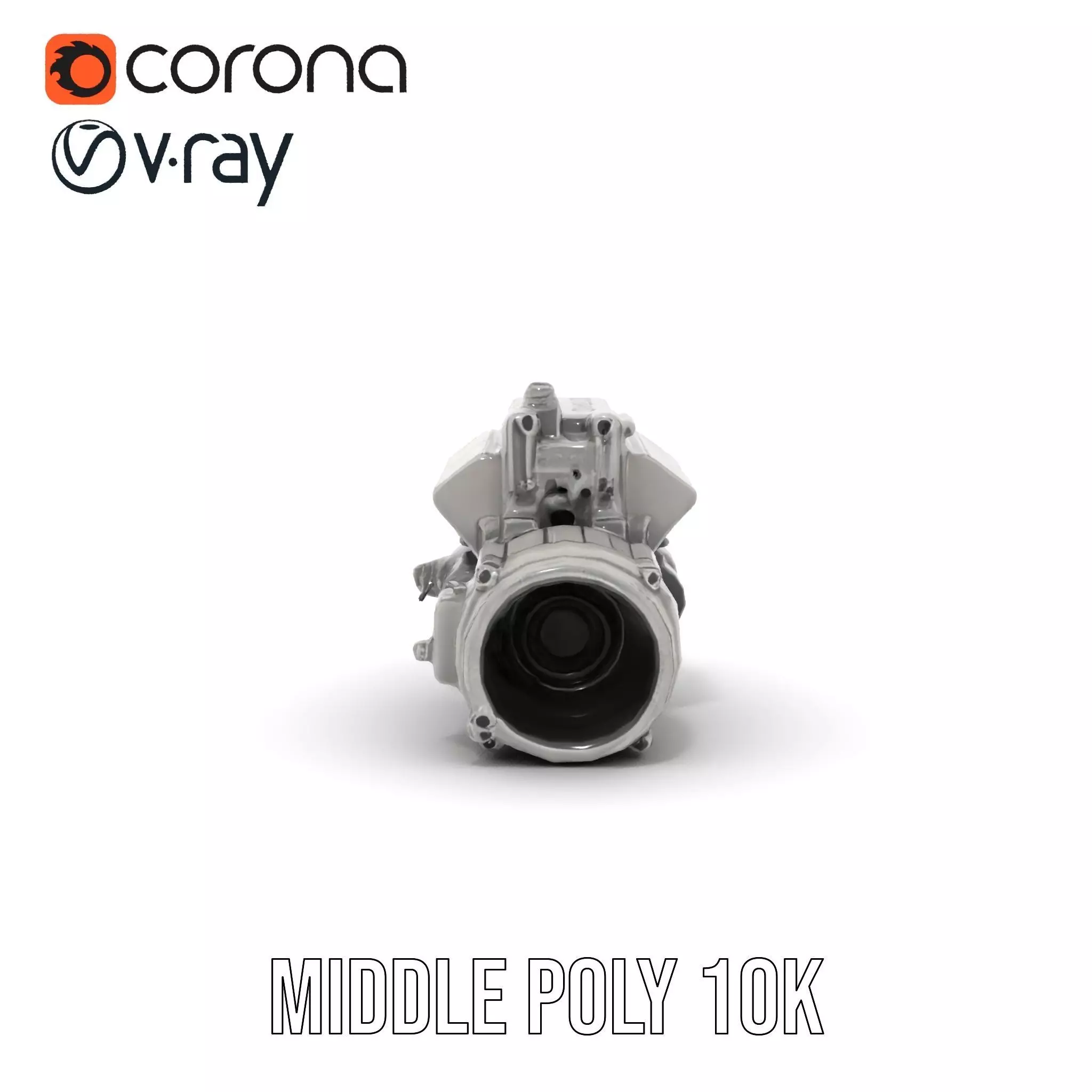 Tactical Weapon Attachment Model Pack Low-poly 3D model_18