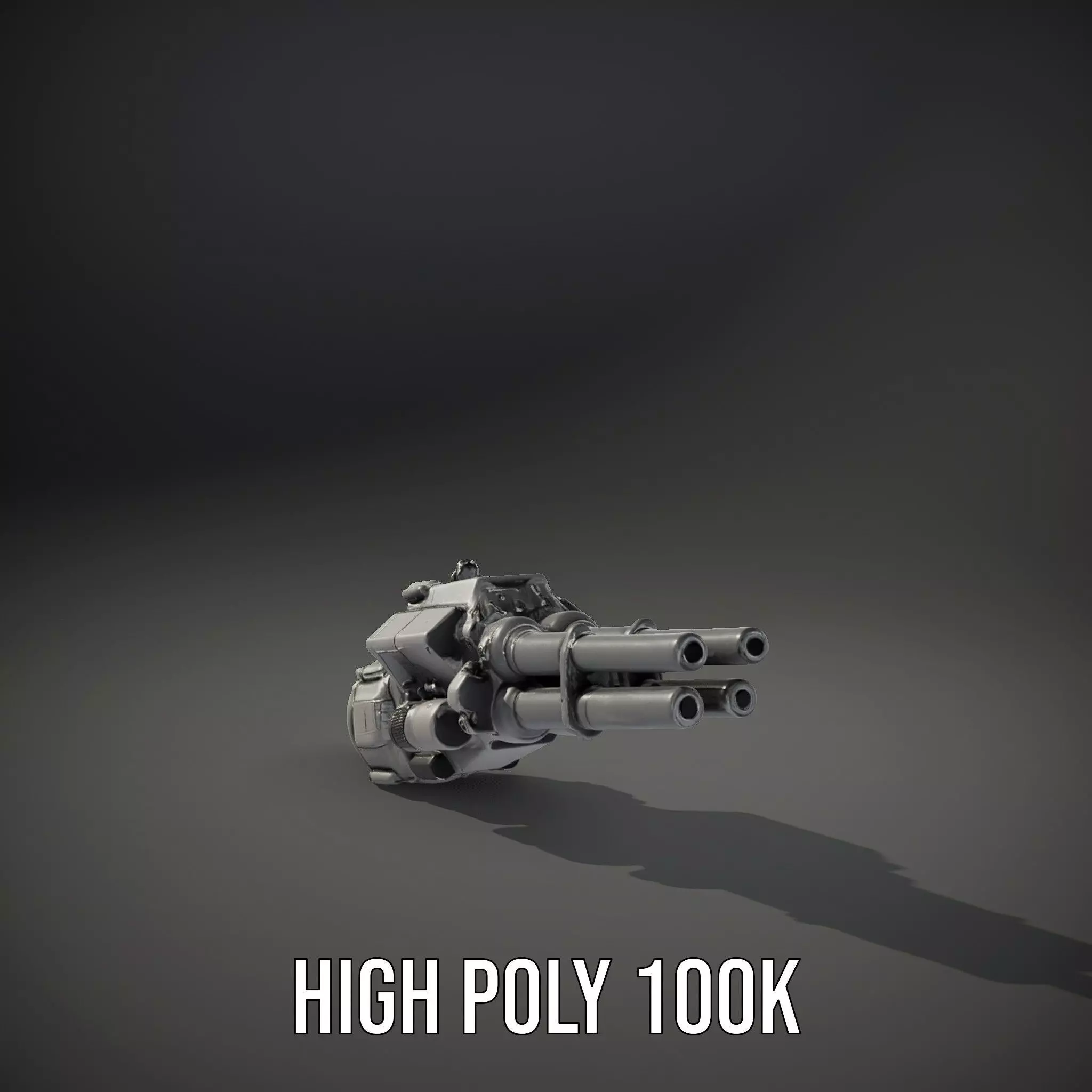 Tactical Weapon Attachment Model Pack Low-poly 3D model_10
