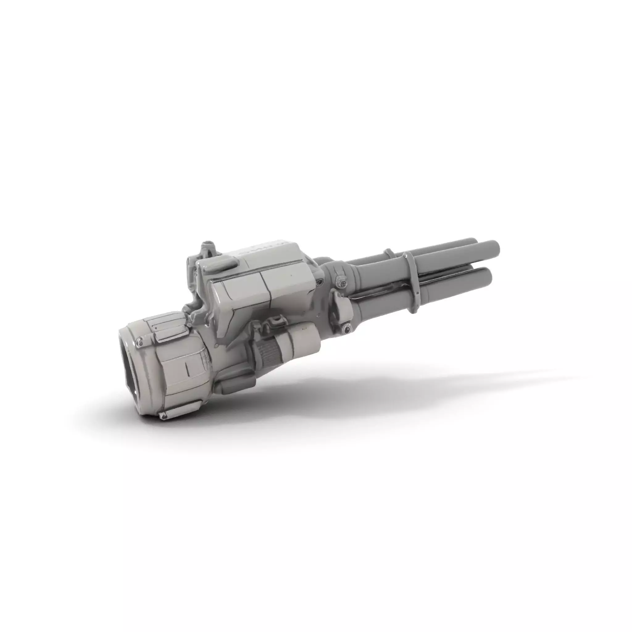 Tactical Weapon Attachment Model Pack Low-poly 3D model_13