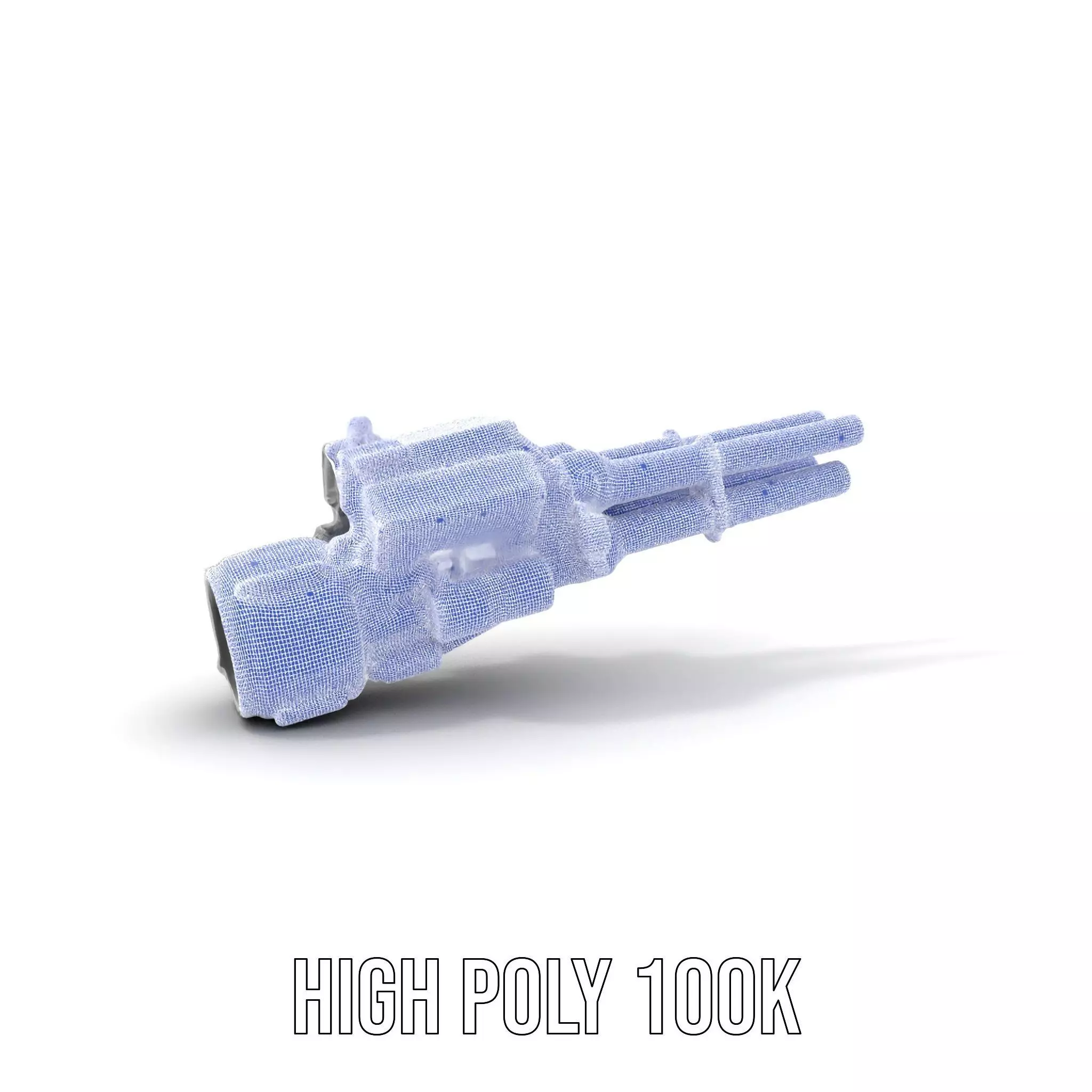 Tactical Weapon Attachment Model Pack Low-poly 3D model_4