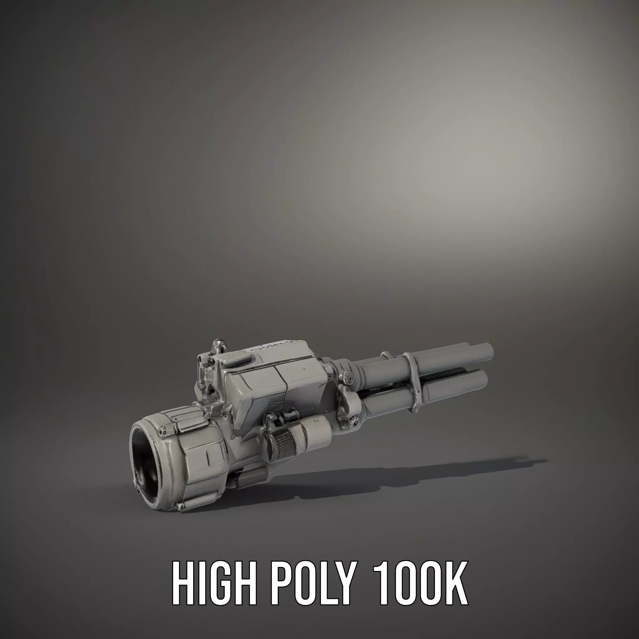 Tactical Weapon Attachment Model Pack Low-poly 3D model_8