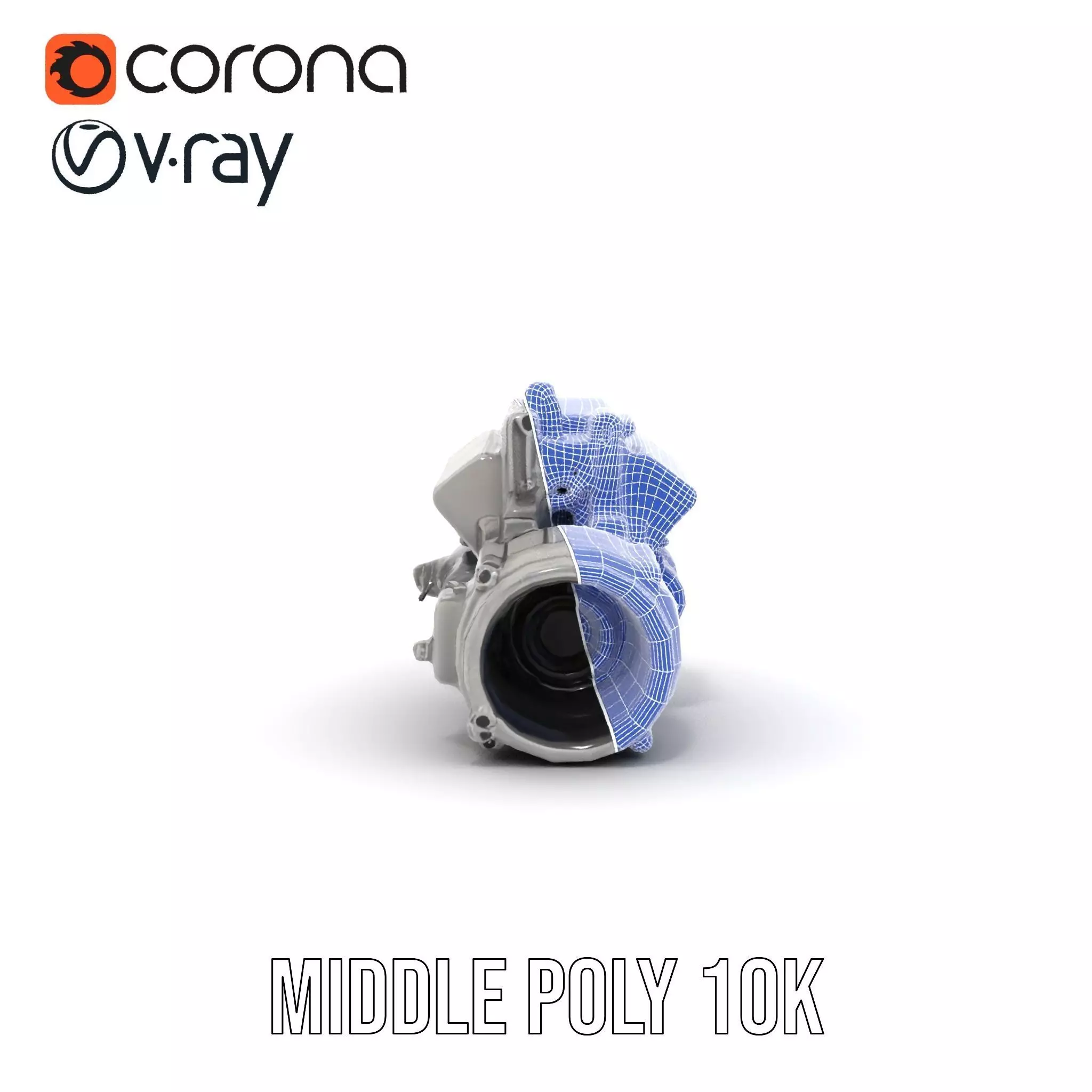 Tactical Weapon Attachment Model Pack Low-poly 3D model_24