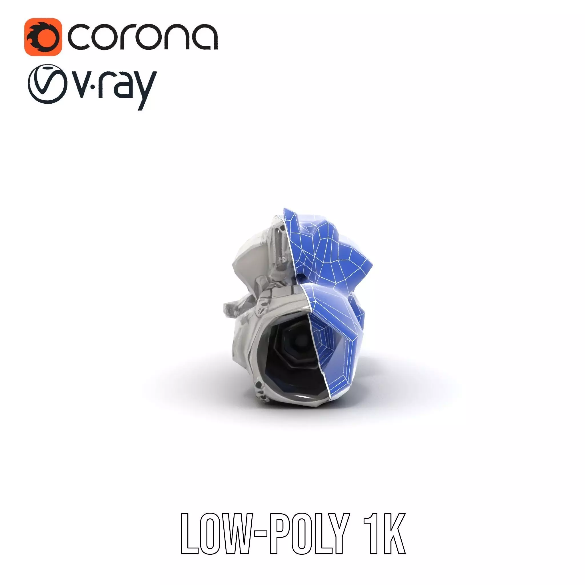 Tactical Weapon Attachment Model Pack Low-poly 3D model_25