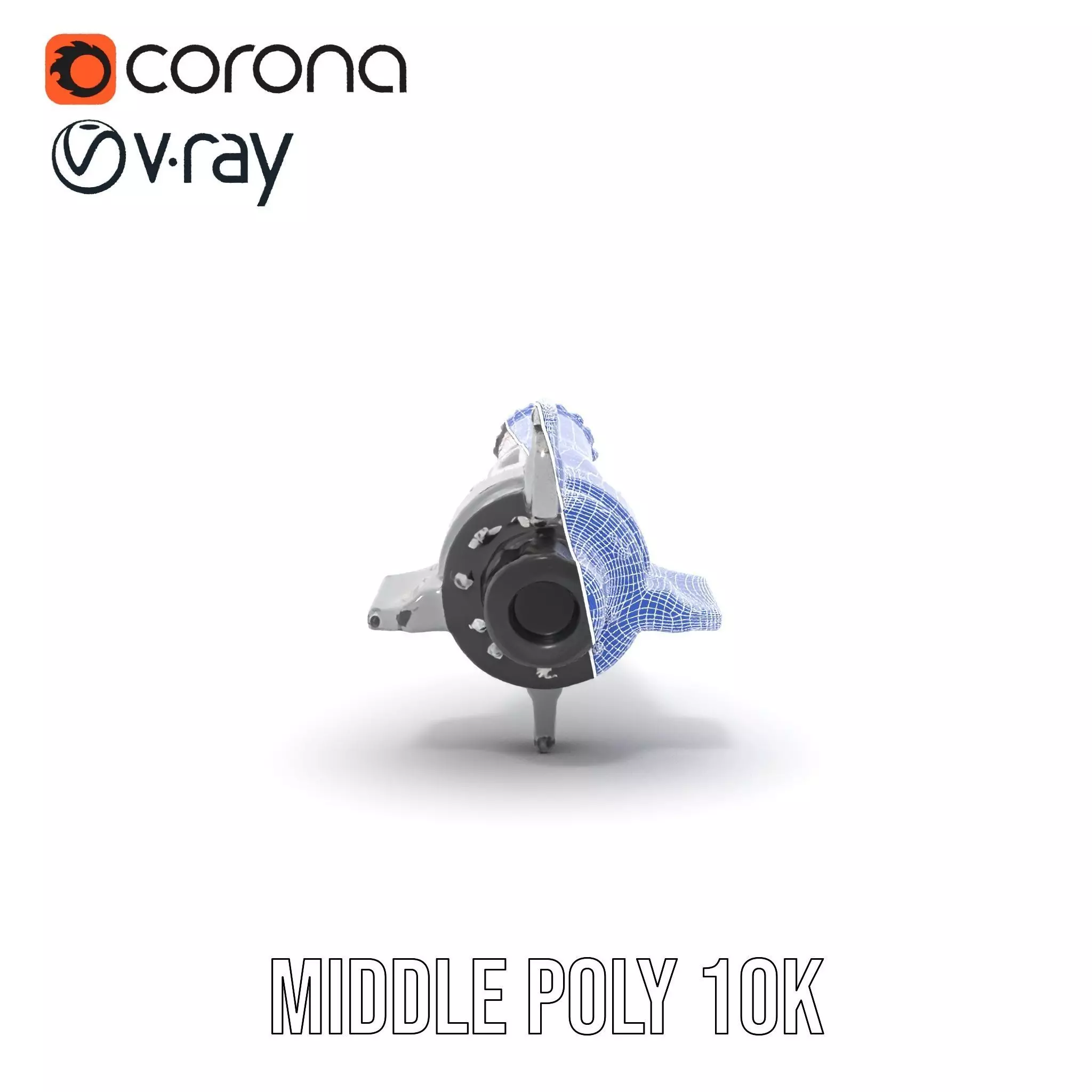 Futuristic Rocket Model Pack with Detailed Features Low-poly 3D model_17