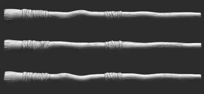 Wooden Stick 3D print model