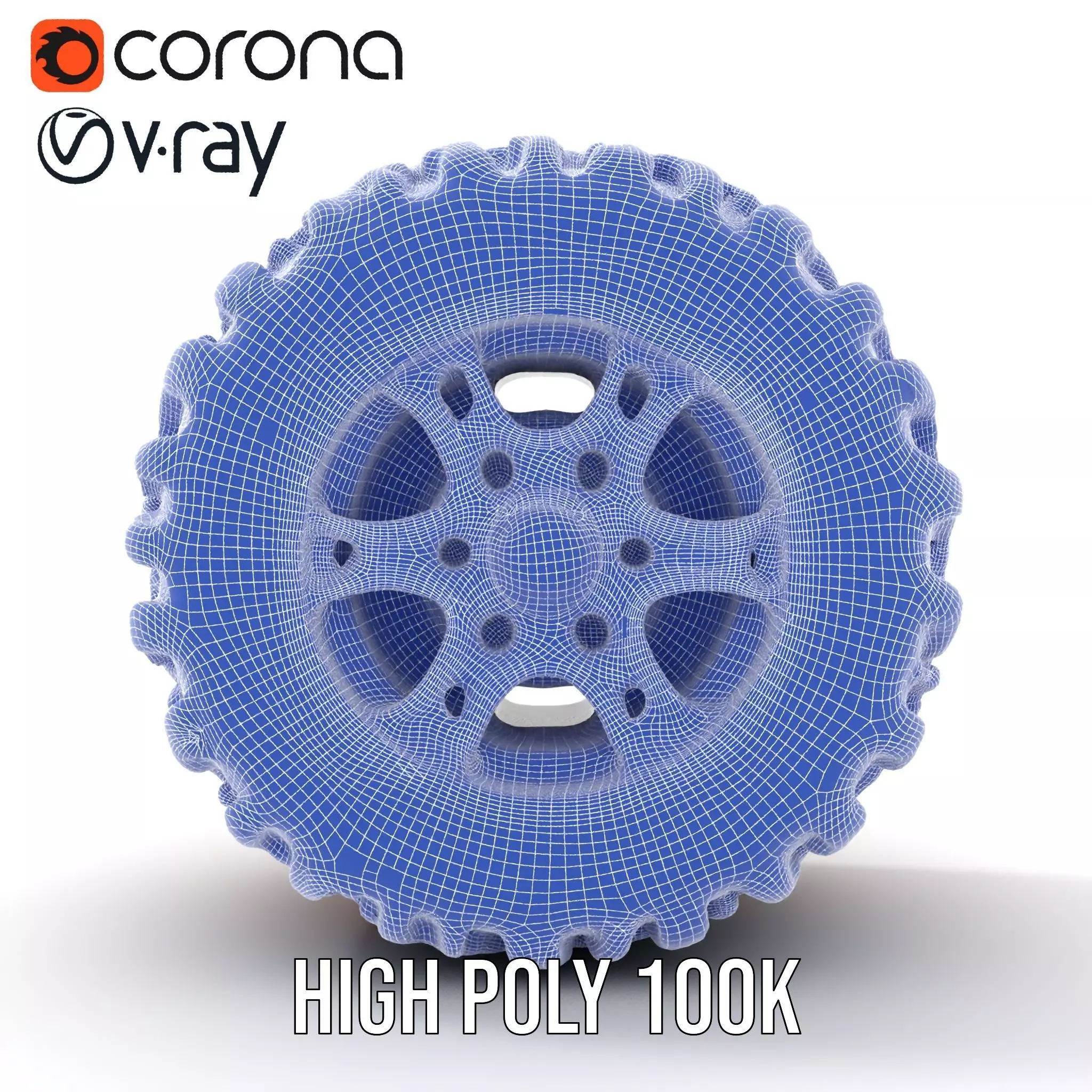 Futuristic Engine Model Pack with Detailed Components Low-poly 3D model_33