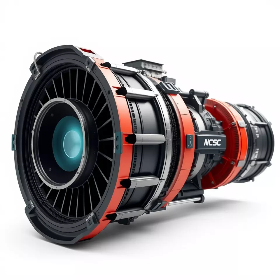 Futuristic Engine Model Pack with Detailed Components Low-poly 3D model_2