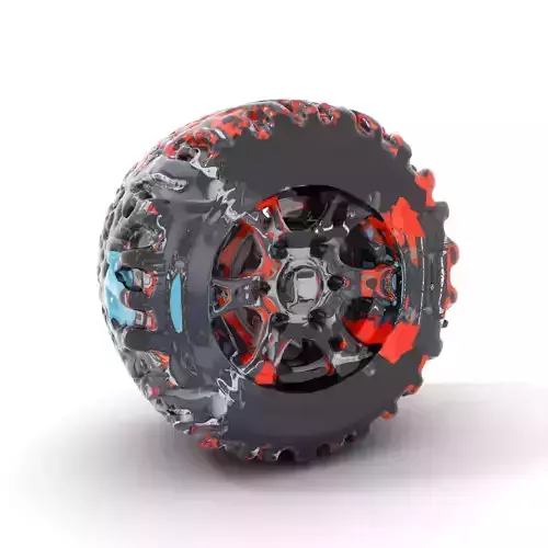 Futuristic Engine Model Pack with Detailed Components Low-poly 3D model