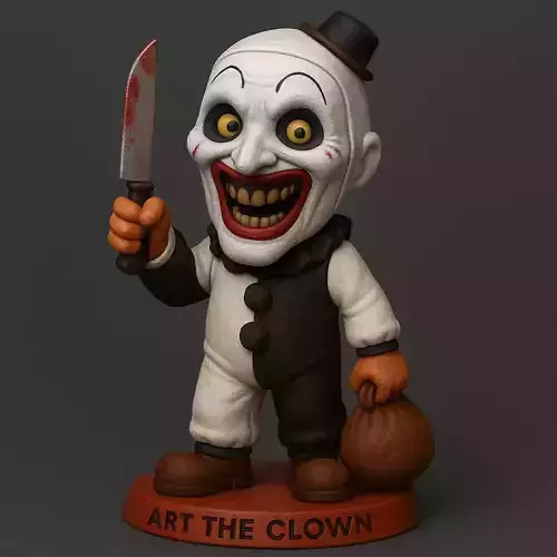 Art el payaso Terrifier Figurs chibi