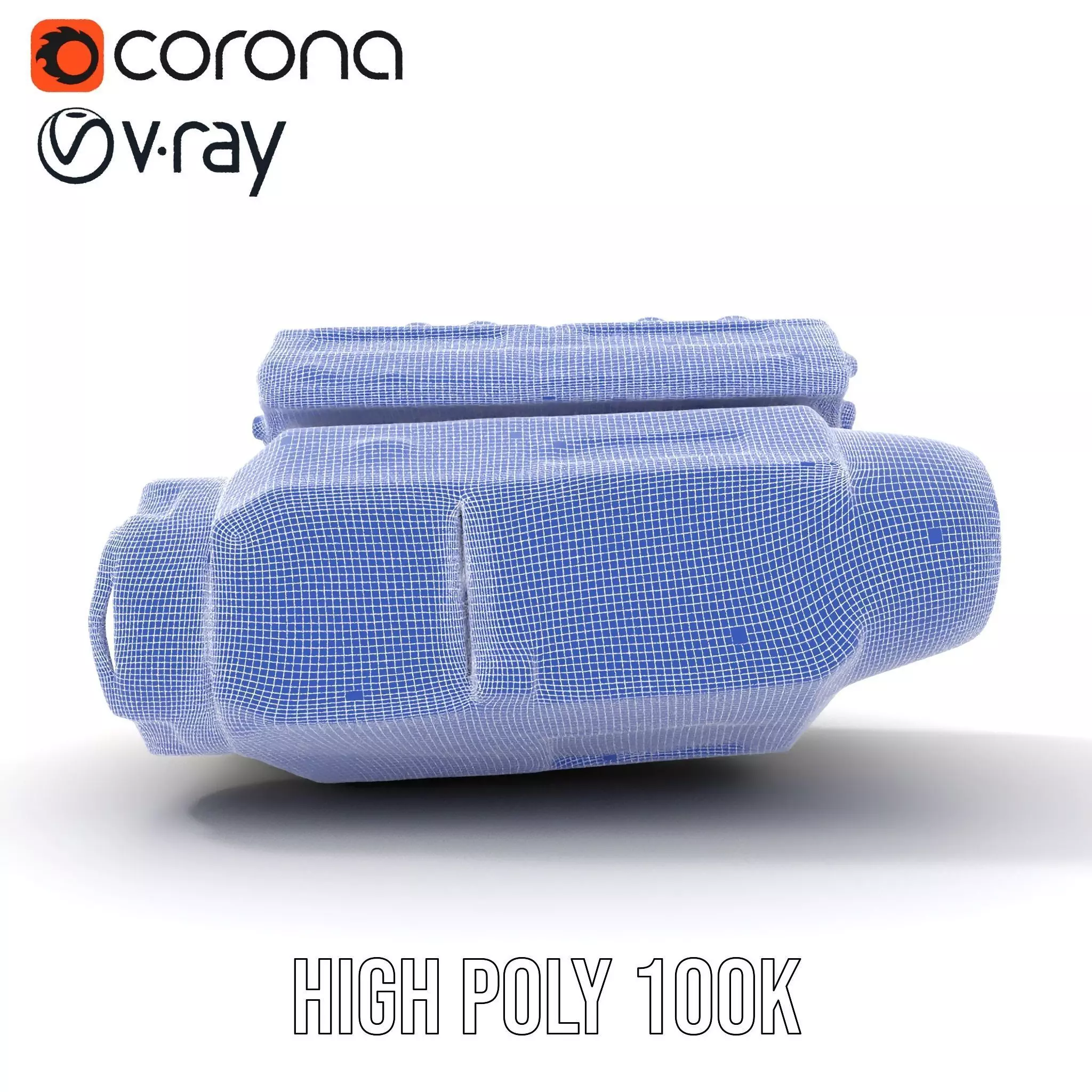 Futuristic Binoculars Model Pack with SciFi Design Low-poly 3D model_33