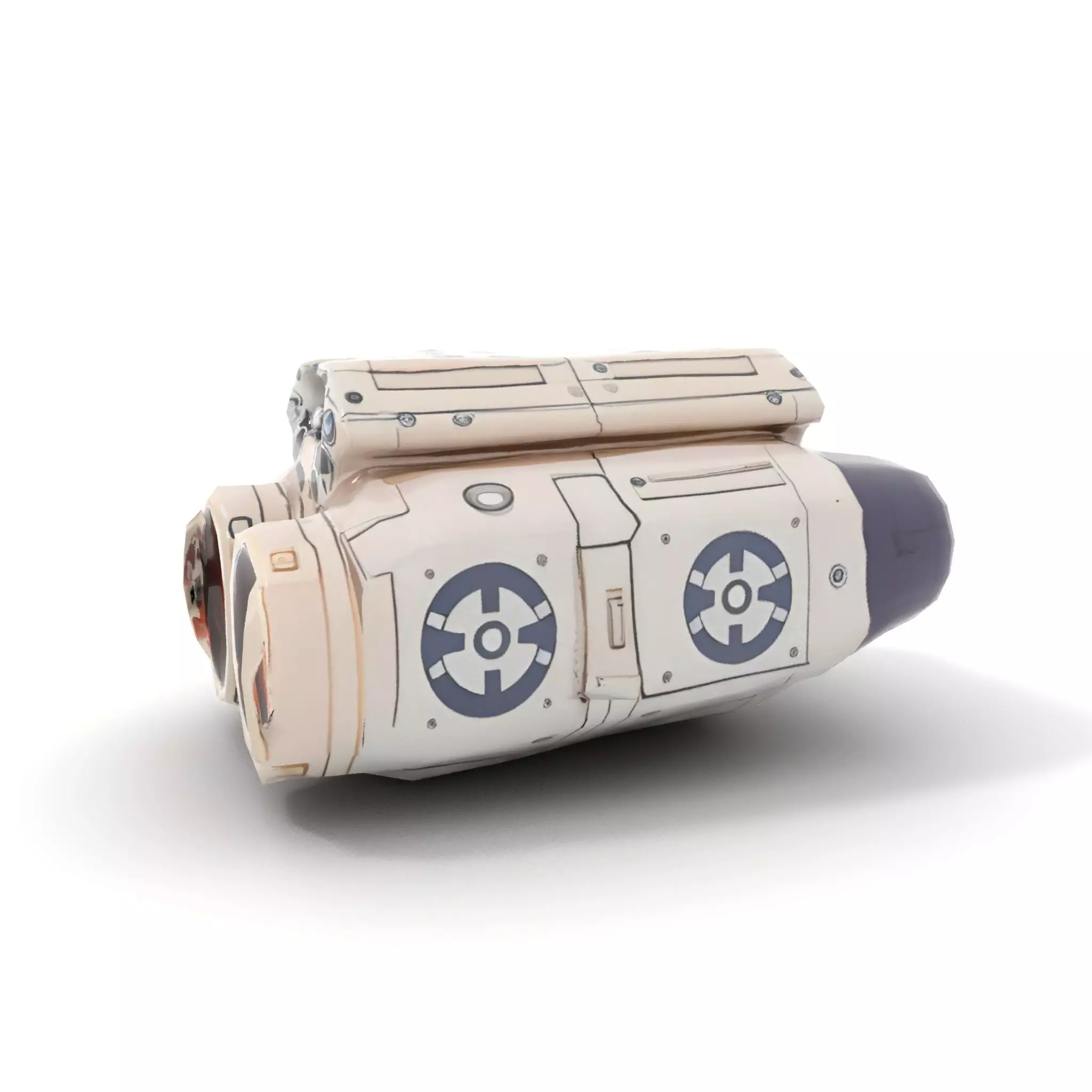 Futuristic Binoculars Model Pack with SciFi Design Low-poly 3D model_11