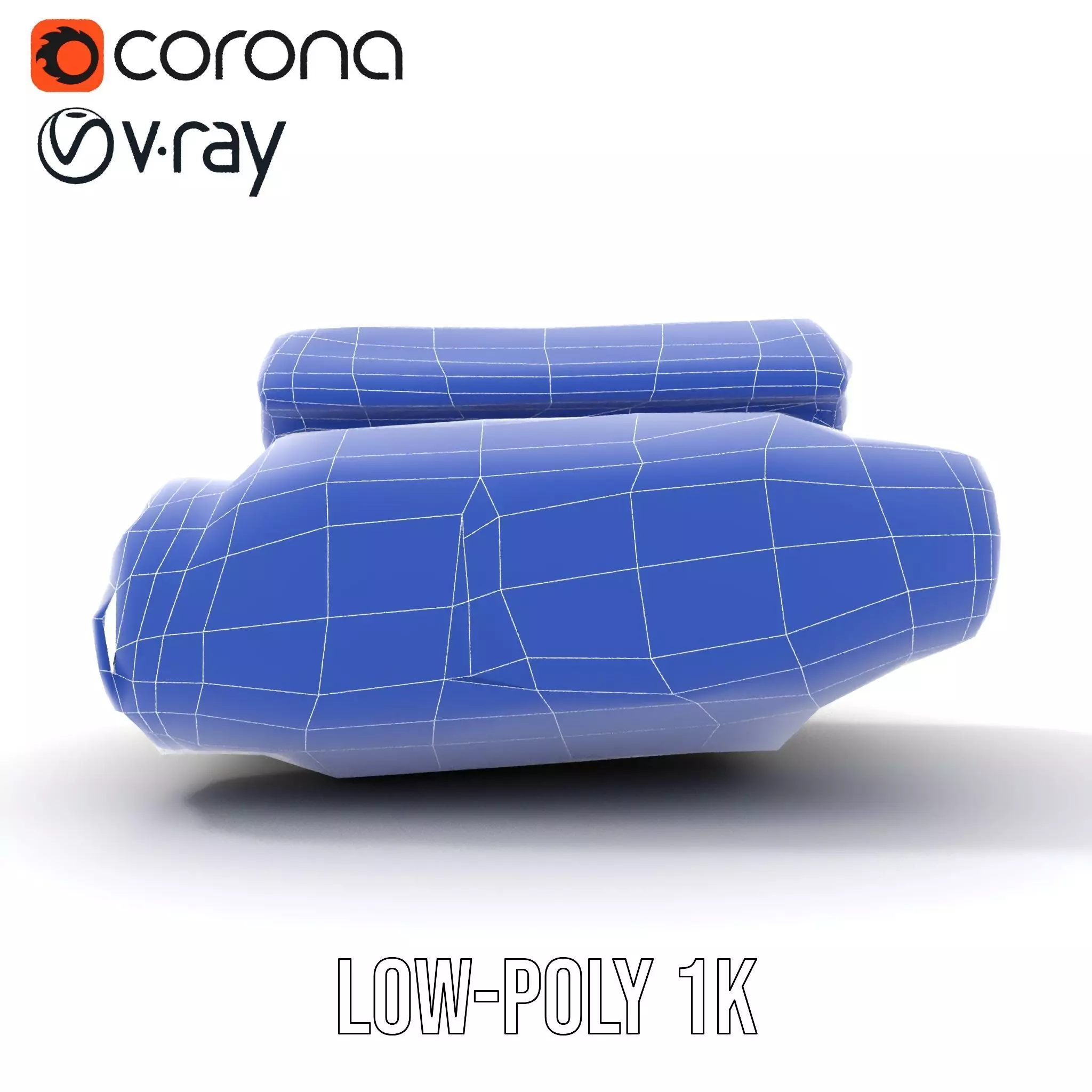 Futuristic Binoculars Model Pack with SciFi Design Low-poly 3D model_27