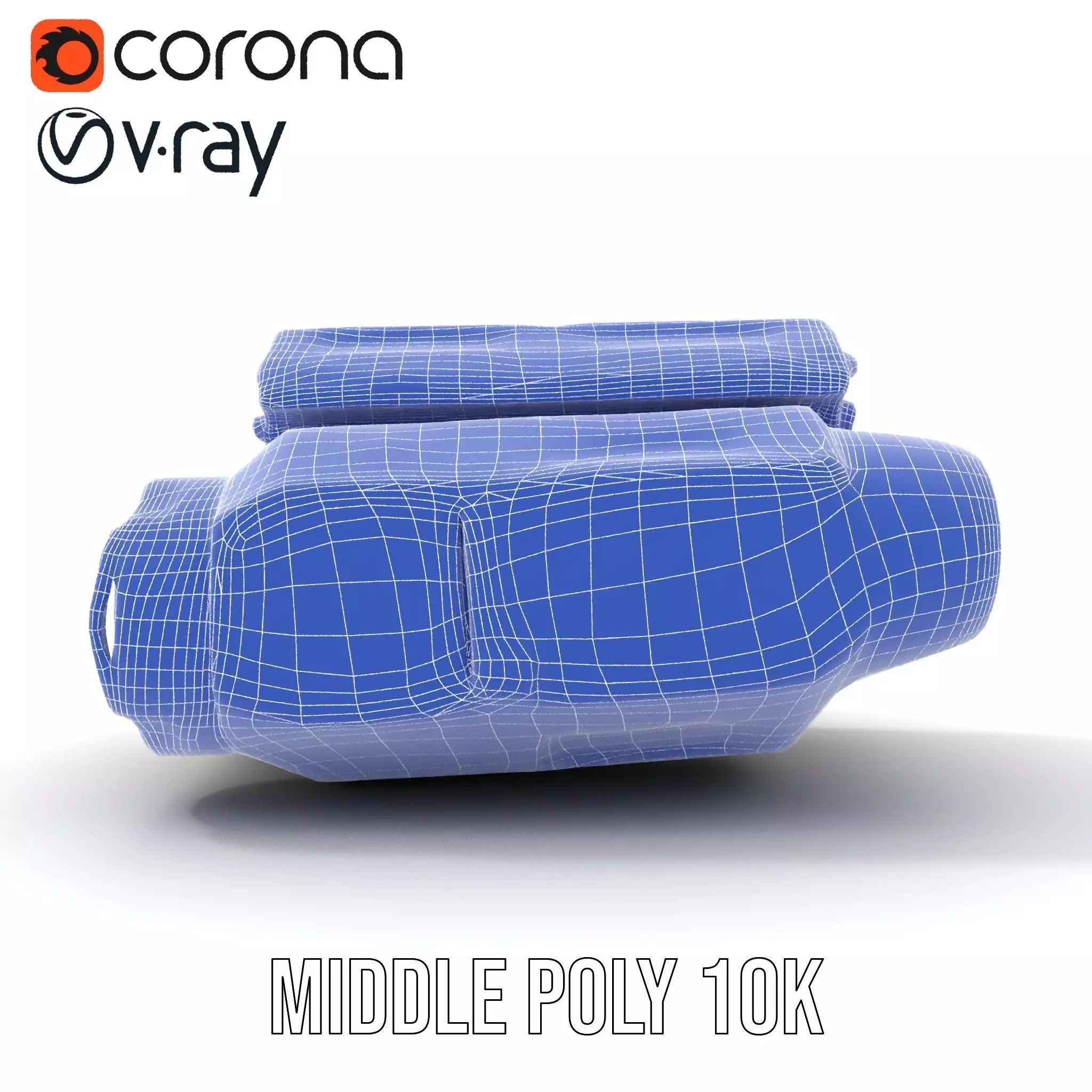 Futuristic Binoculars Model Pack with SciFi Design Low-poly 3D model_29