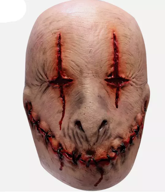 Mascara de horror SMILEY terror movie mask 3D print model_0