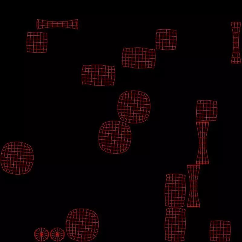 Hydrogen peroxide Molecule Low-poly 3D model_7