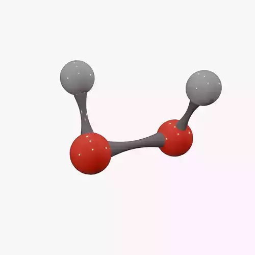 Hydrogen peroxide Molecule