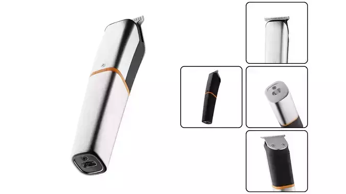 Realistic Electric Hair Trimmer  High-Quality 3D Model