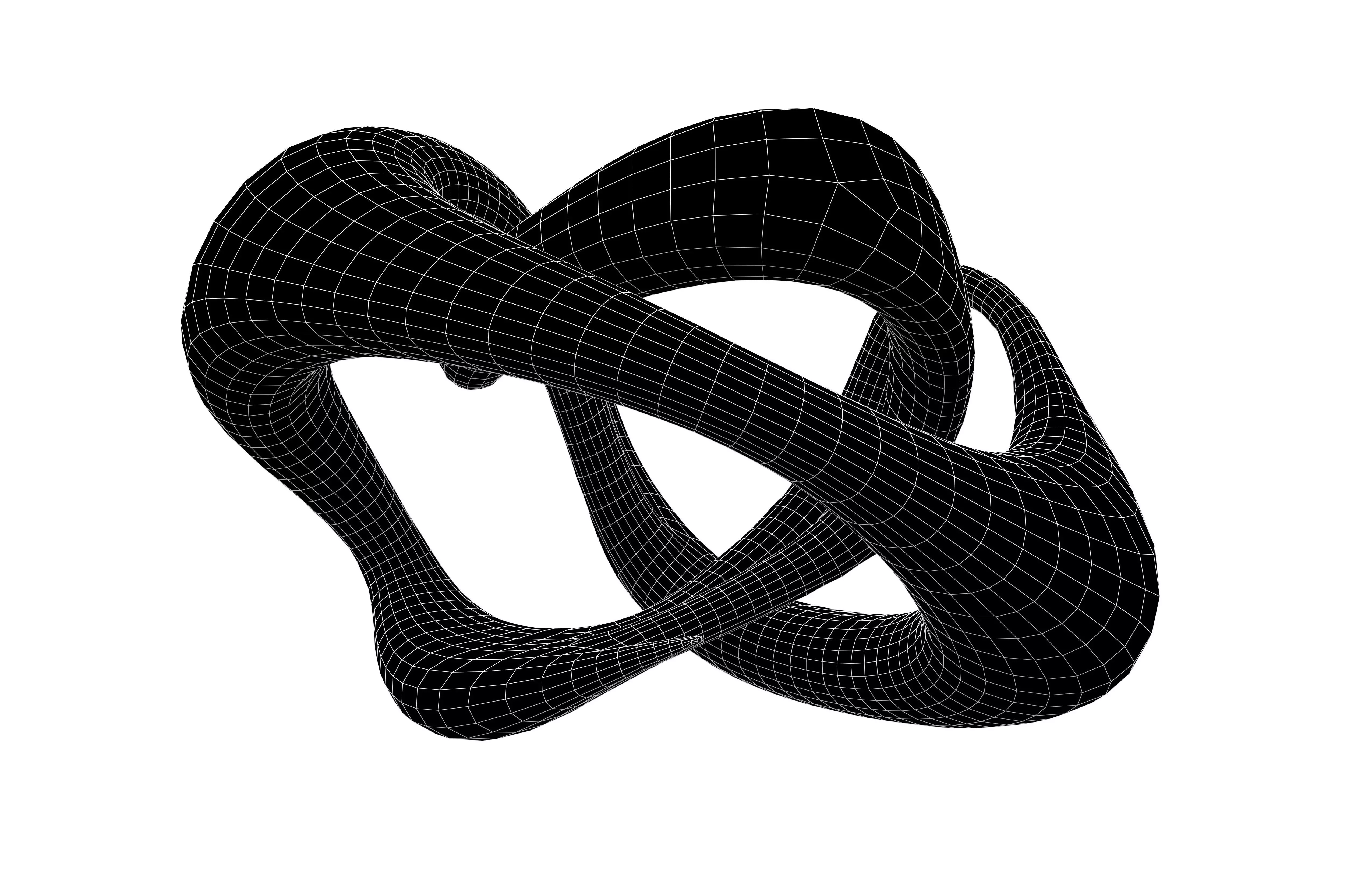 Abstract Shape v23 003 Low-poly 3D model_6