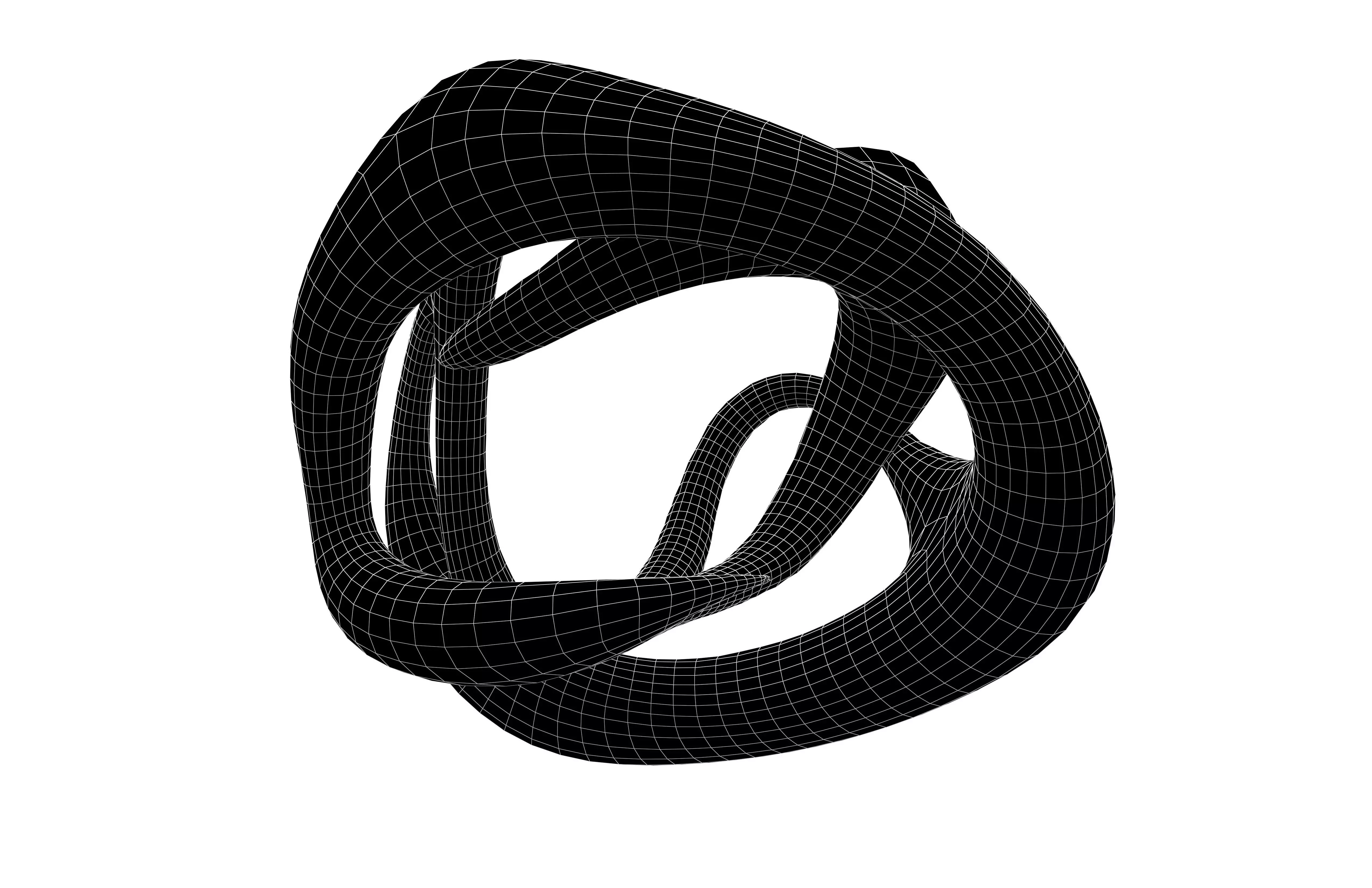 Abstract Shape v23 003 Low-poly 3D model_7