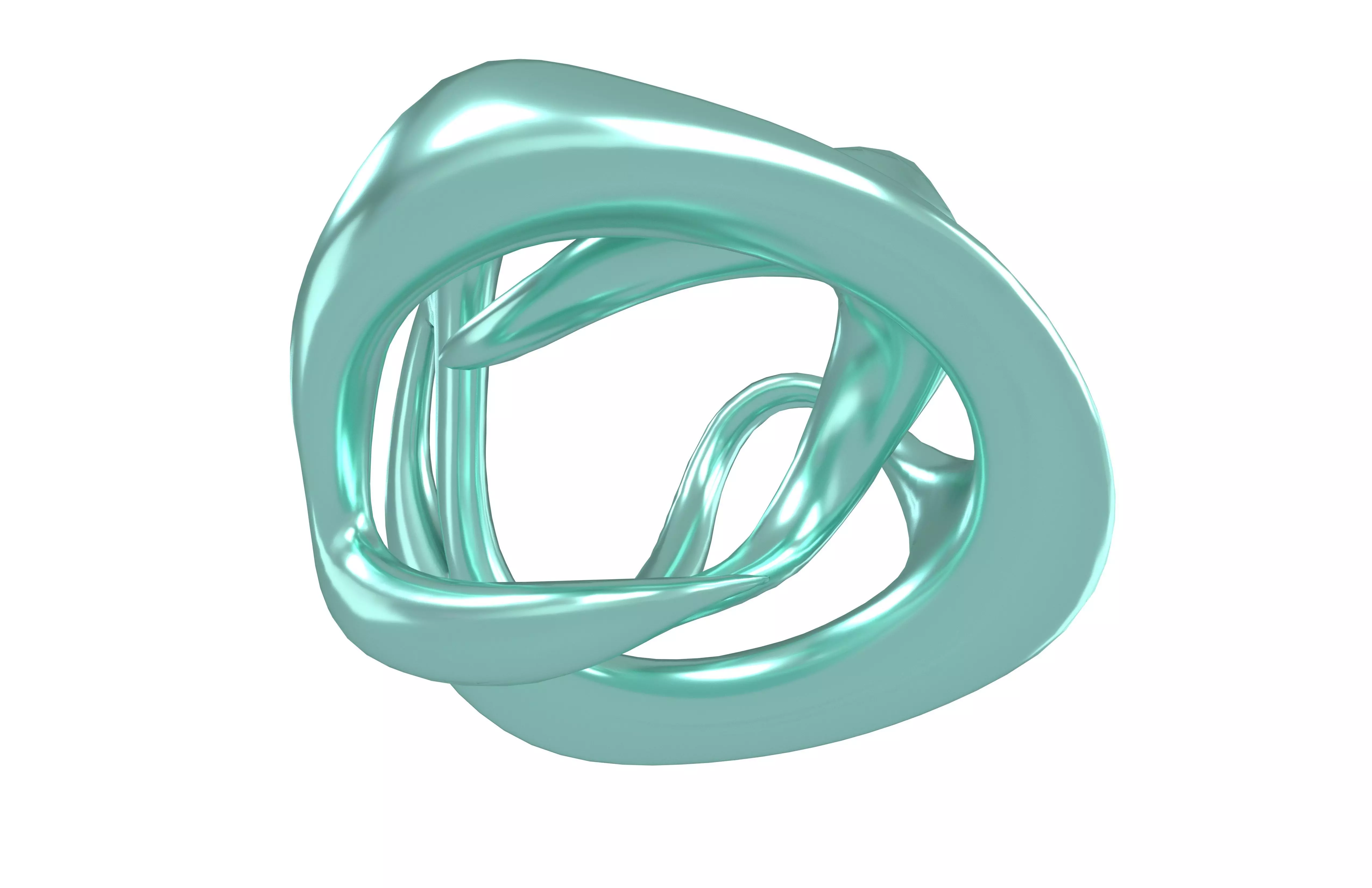 Abstract Shape v23 004 Low-poly 3D model_1