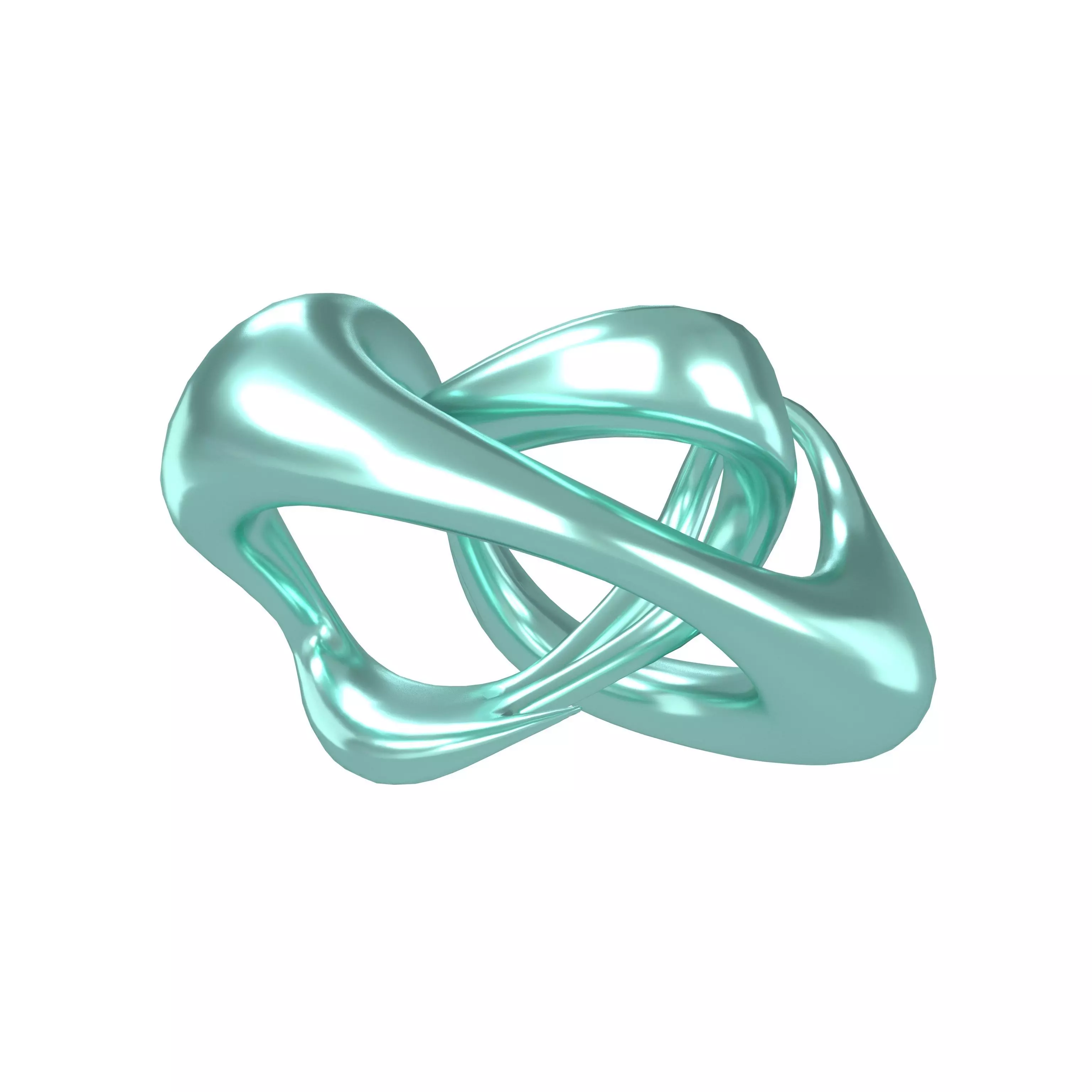 Abstract Shape v23 004 Low-poly 3D model_0