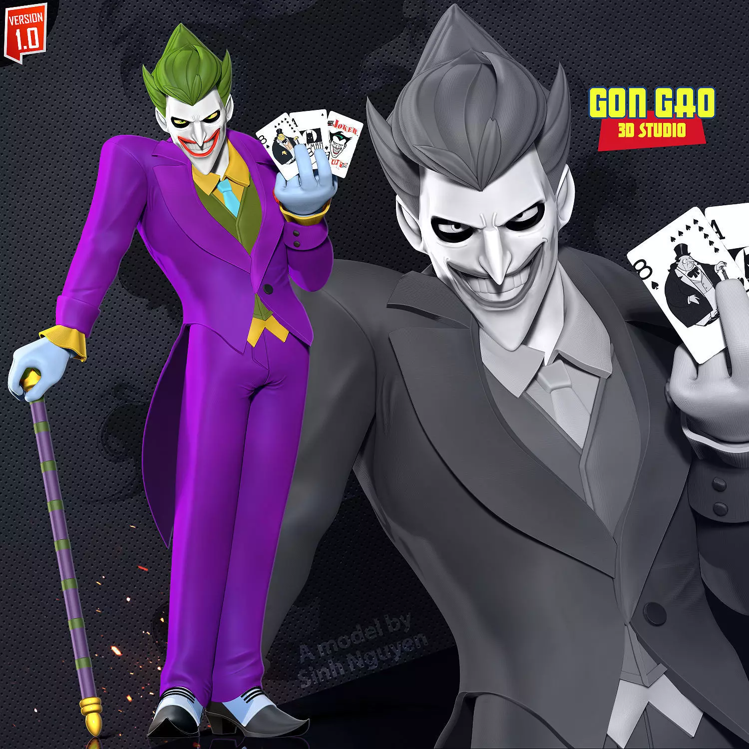 Joker - Multiversus Fanart 3D print model_0