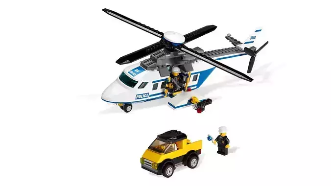 TwindBricks3D - 3658 Police Helicopter