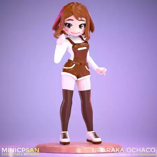 Uraraka Ochaco - Cute Autumn Adventures - My Hero Academia 3D print model