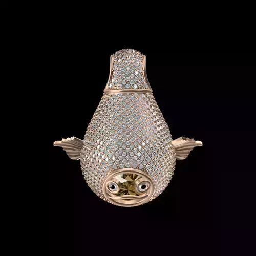 Luxury Fish Pendant 3D Model by VOGELY