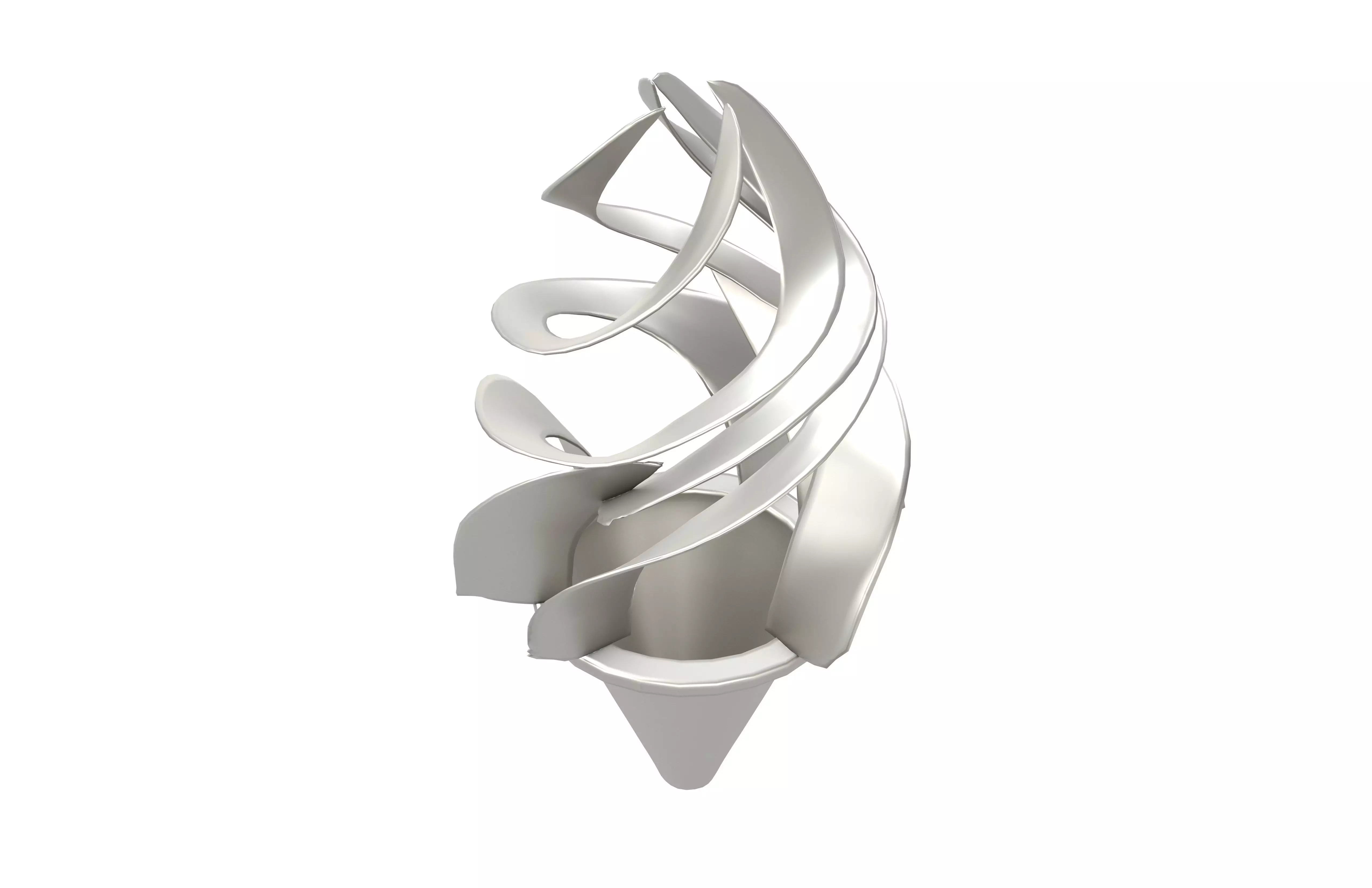 Ice Cream Art Decoration v1 001 Low-poly 3D model_2