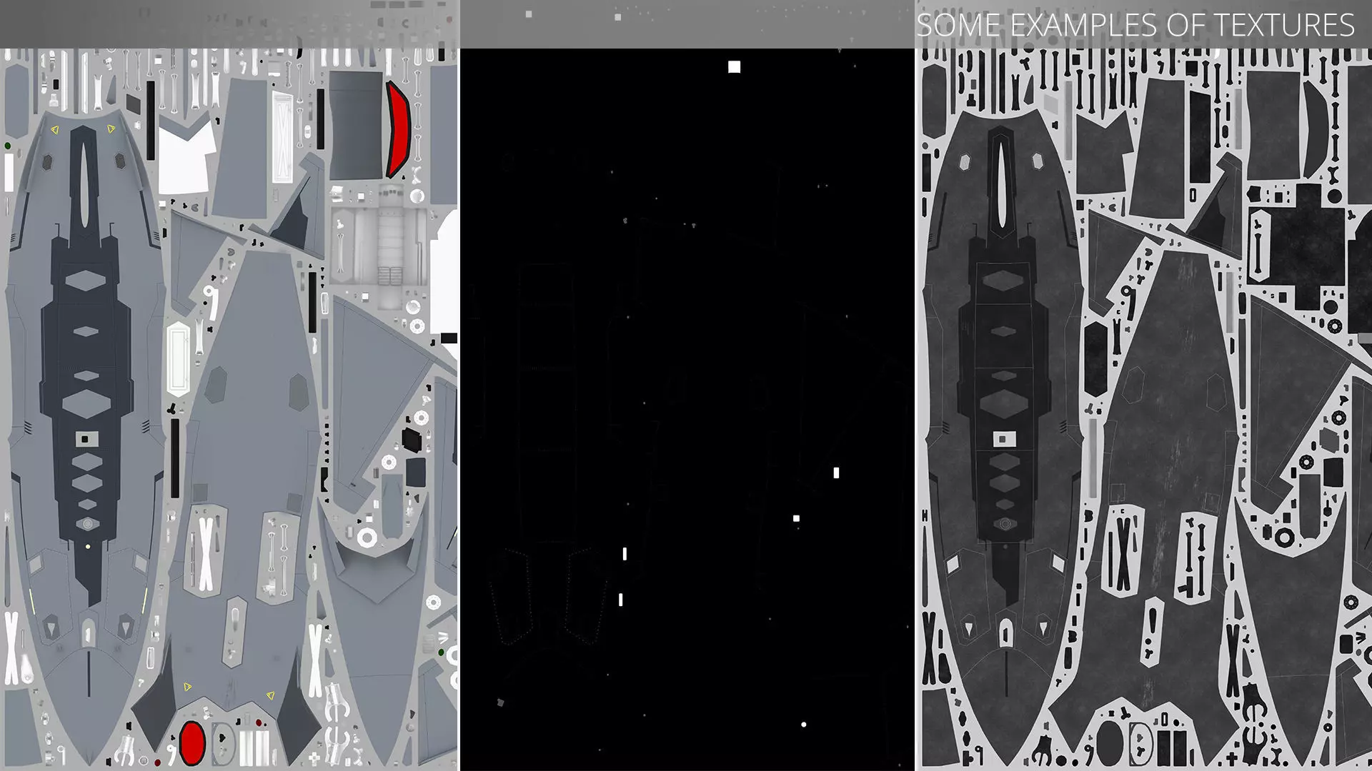 Tactical Stealth Jet with Landing Gear Deployed Grey Rigged 3D model_20