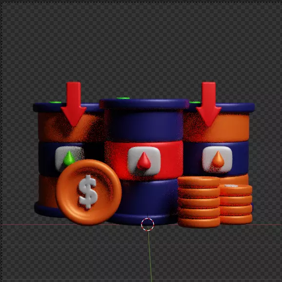 Oil and Gas 3d Icon Pack 3D model_70