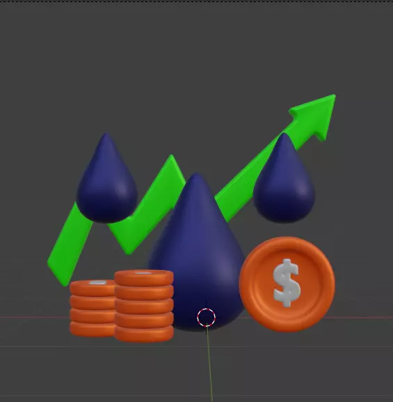 Oil and Gas 3d Icon Pack 3D model_96