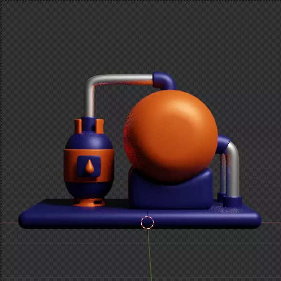 Oil and Gas 3d Icon Pack 3D model_102