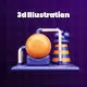 Oil and Gas 3d Icon Pack 3D model_116