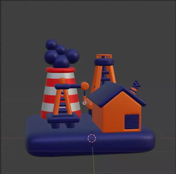 Oil and Gas 3d Icon Pack 3D model_58