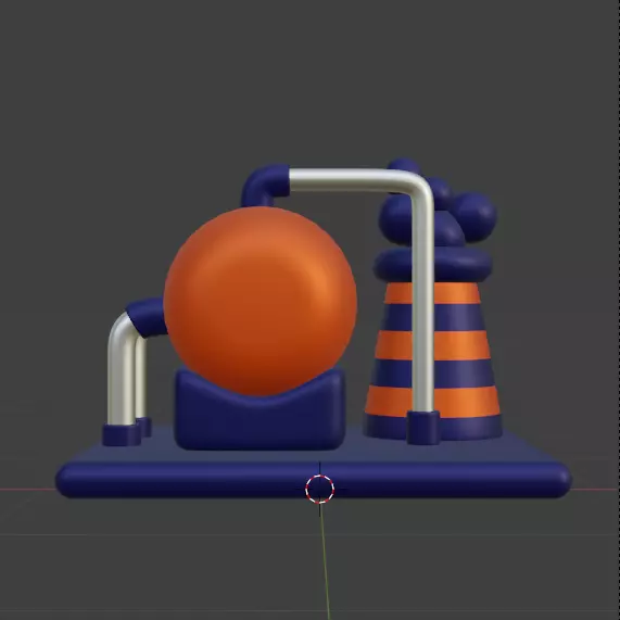 Oil and Gas 3d Icon Pack 3D model_105