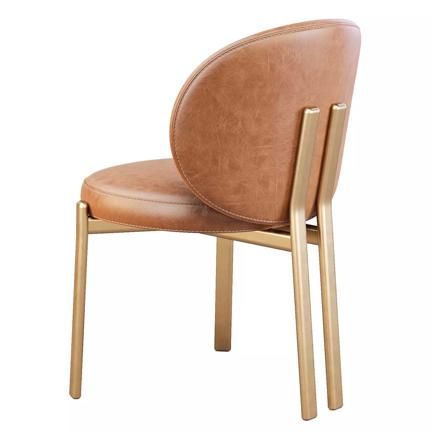 Giulio Marelli Simmy Table and Clara Chairs - Dining Set 3D model_3