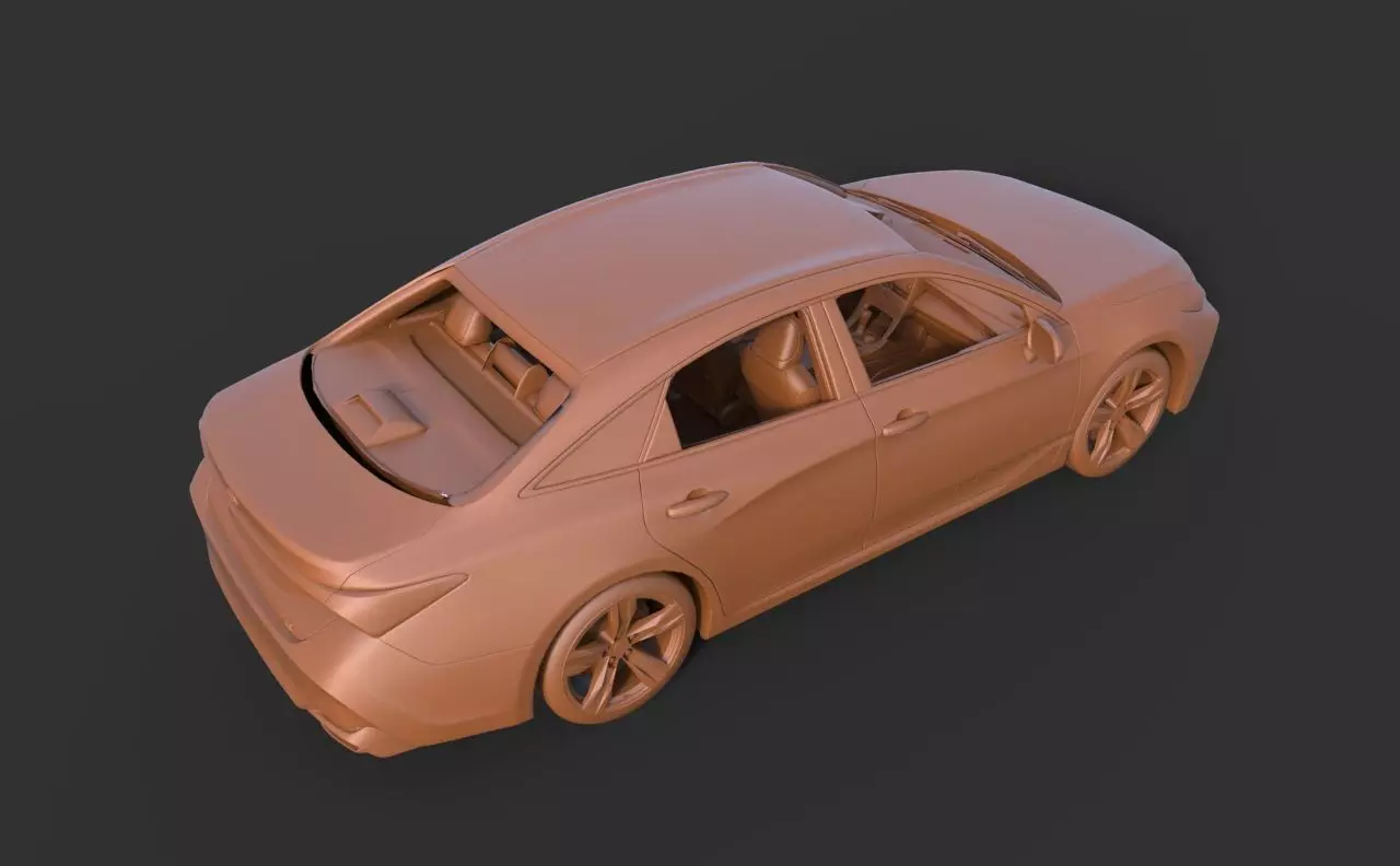 Toyota Avalon 2019 3D print model_5