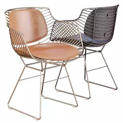 MDF Italia Flow Filo Armrest - Dining Chair