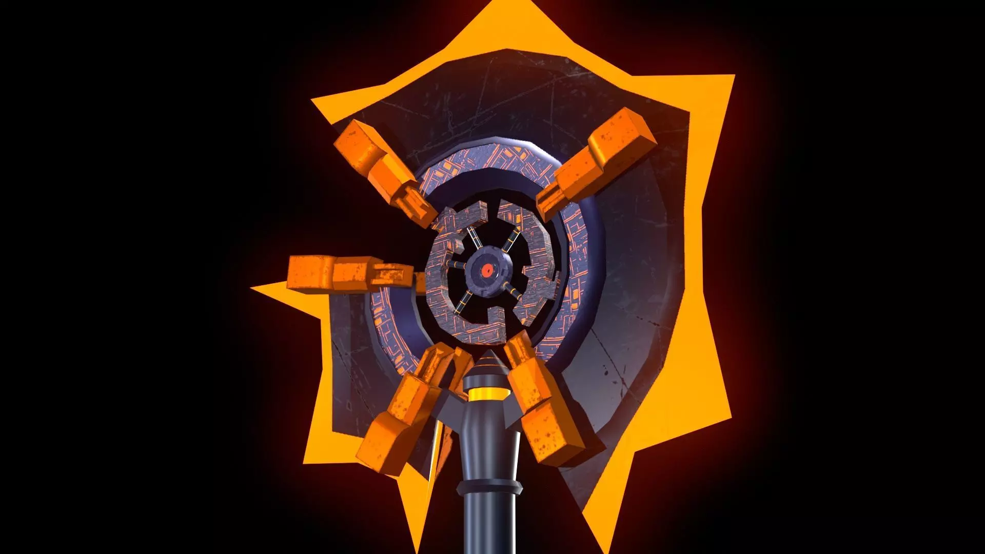 Core Exodus Low-poly 3D model_2