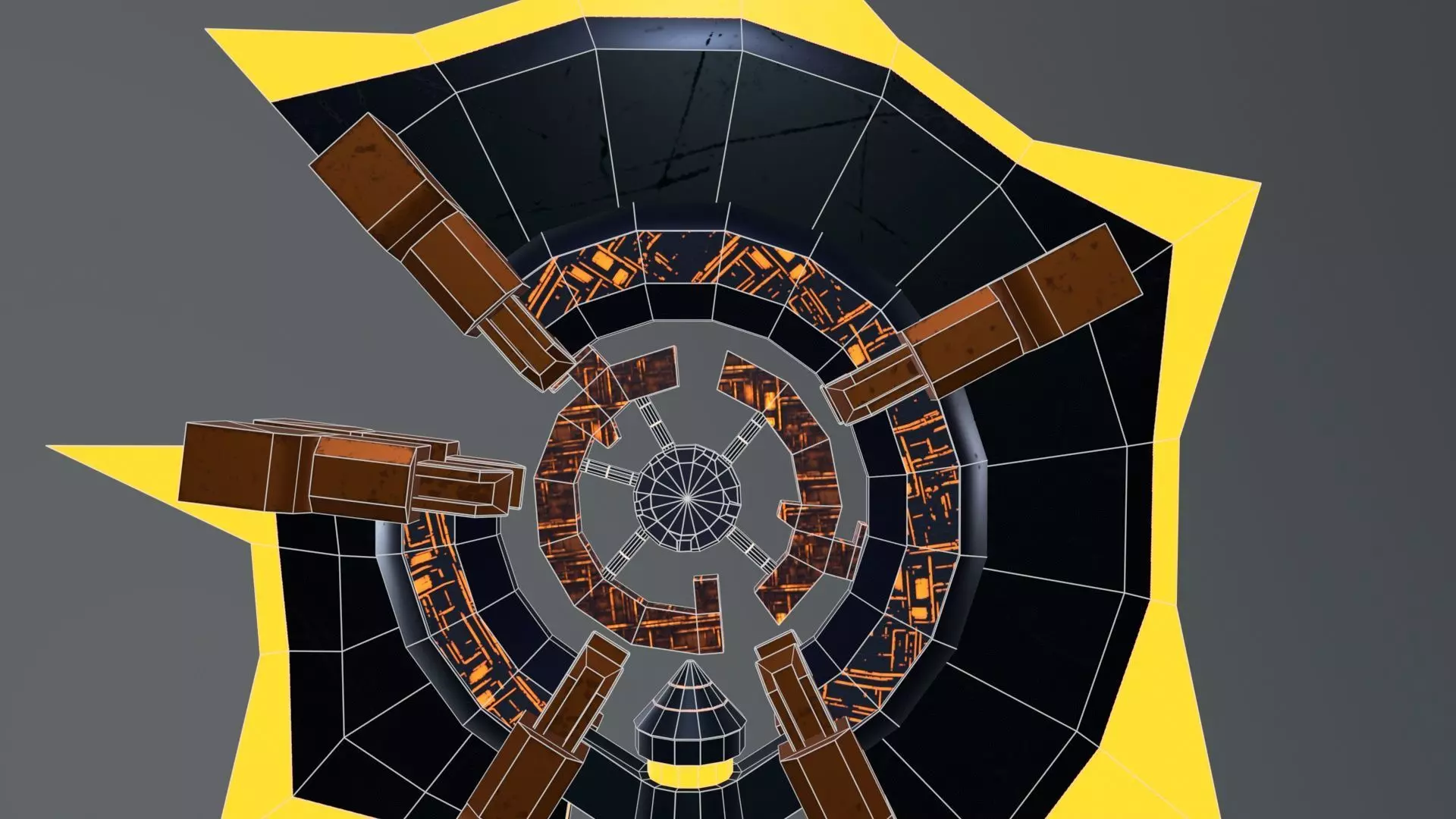 Core Exodus Low-poly 3D model_7