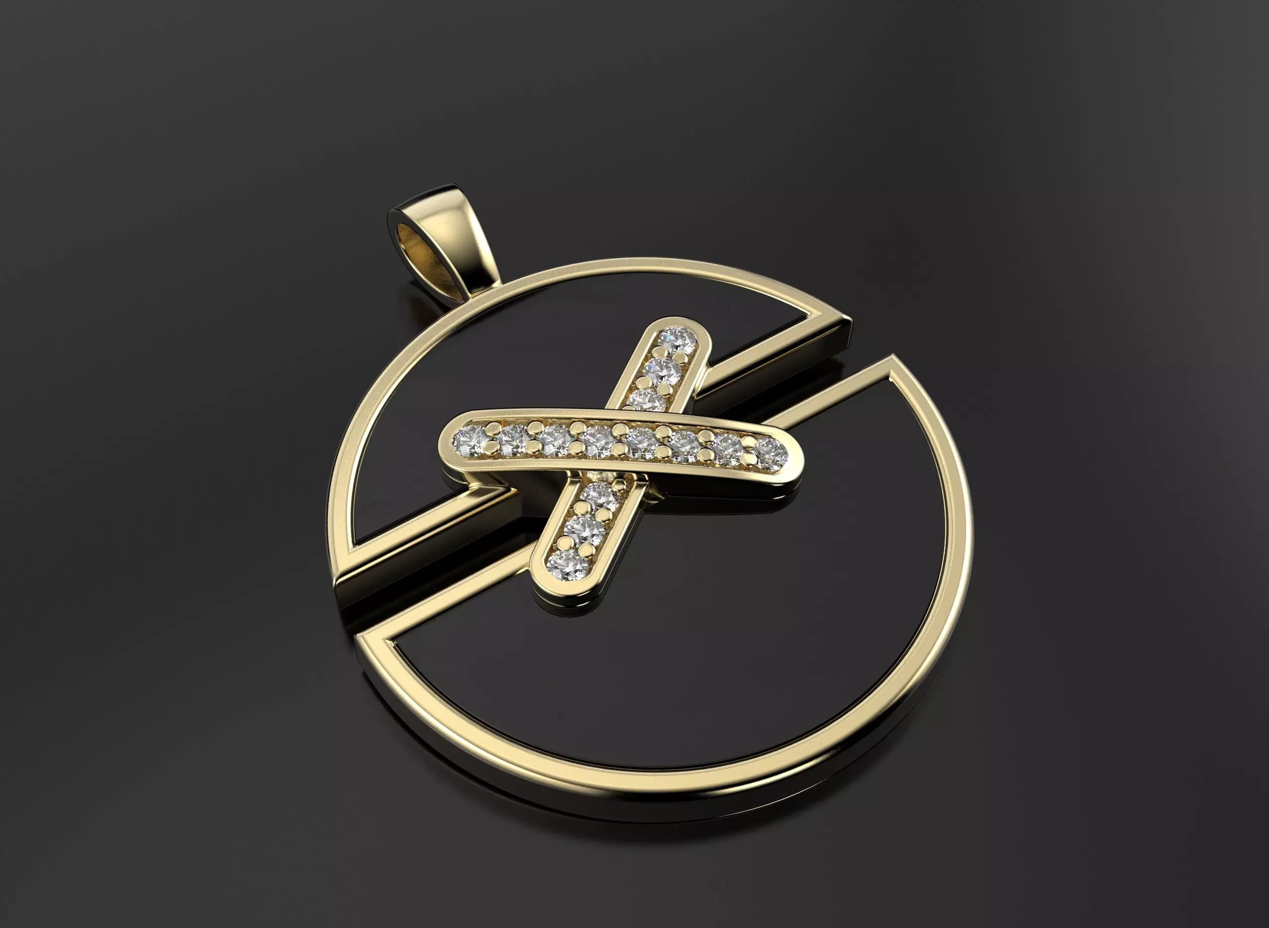 Chaumet 2 pendants 3D print model_7