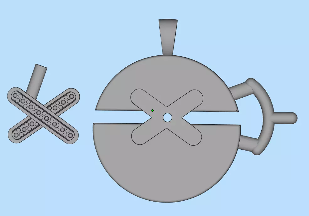 Chaumet 2 pendants 3D print model_16