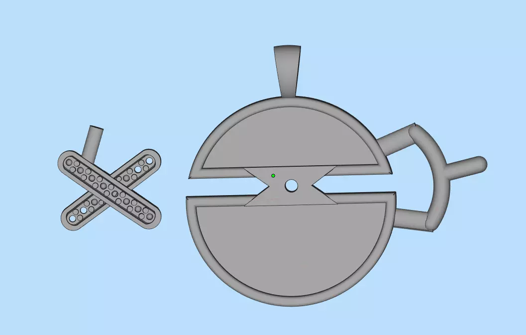 Chaumet 2 pendants 3D print model_11