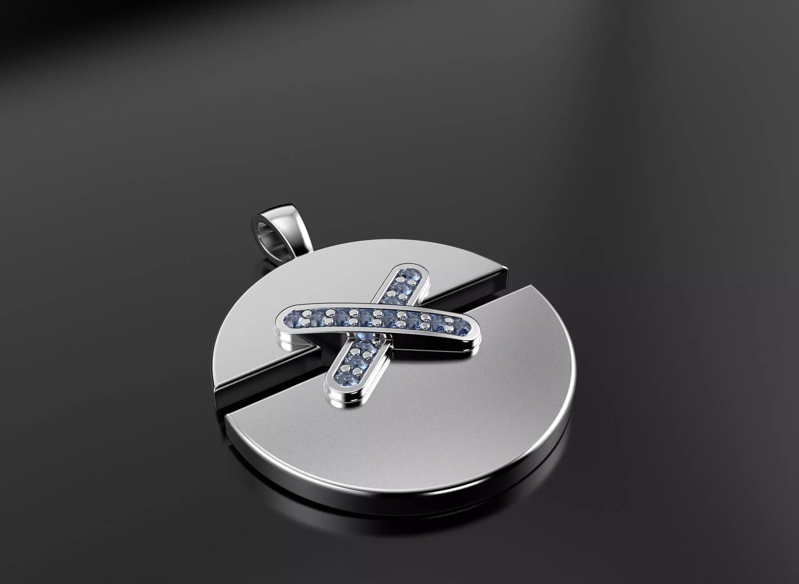 Chaumet 2 pendants 3D print model_0