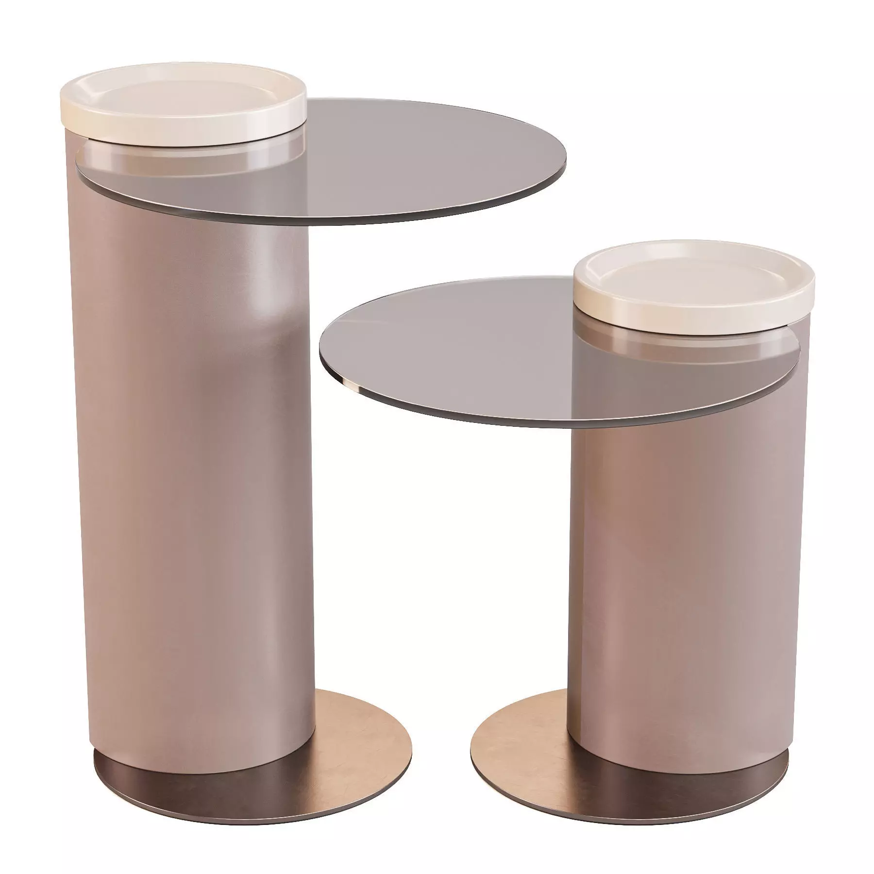 Turri Nook - Coffee and Side Tables 3D model_4