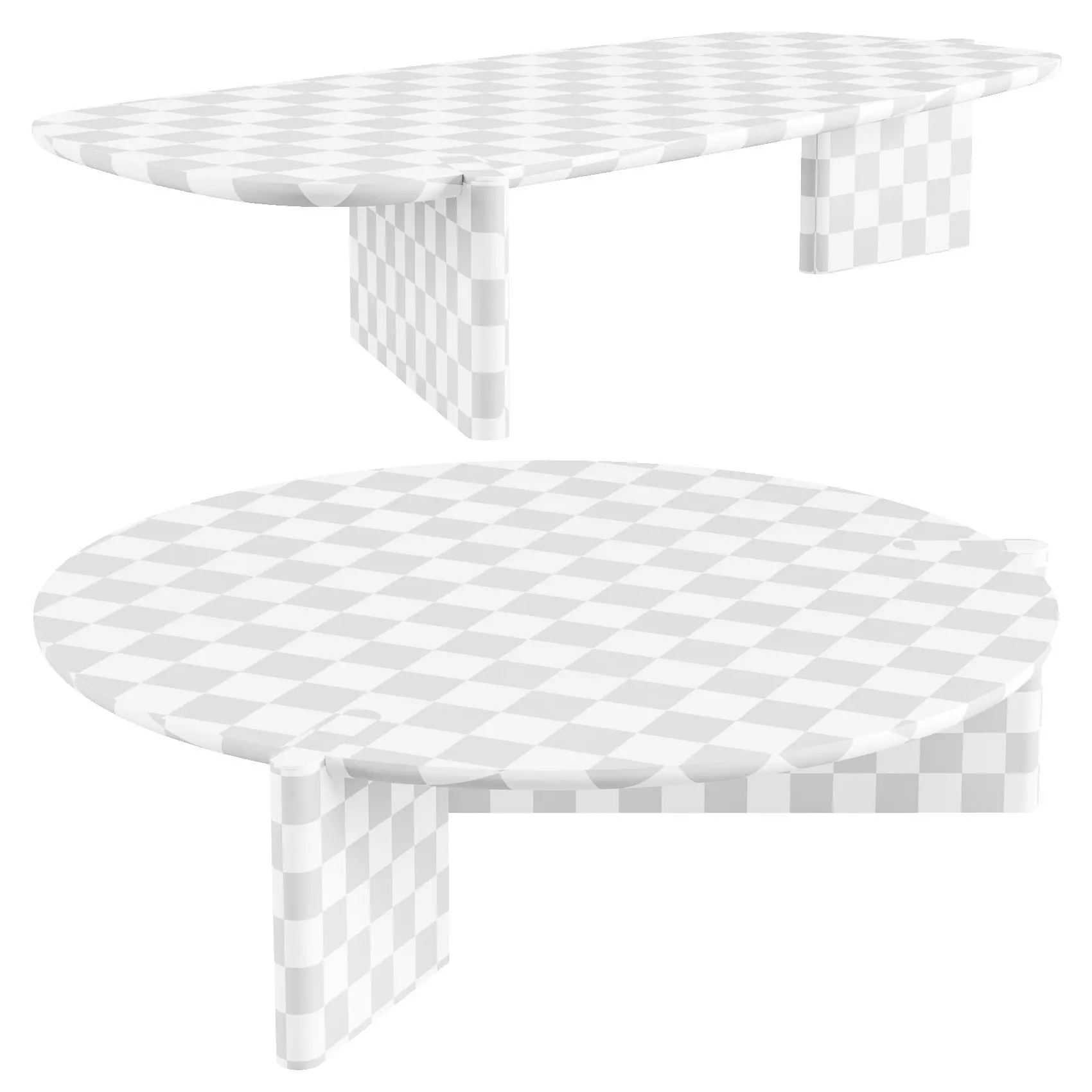 Bonaldo Flatiron - Coffee Tables 3D model_6