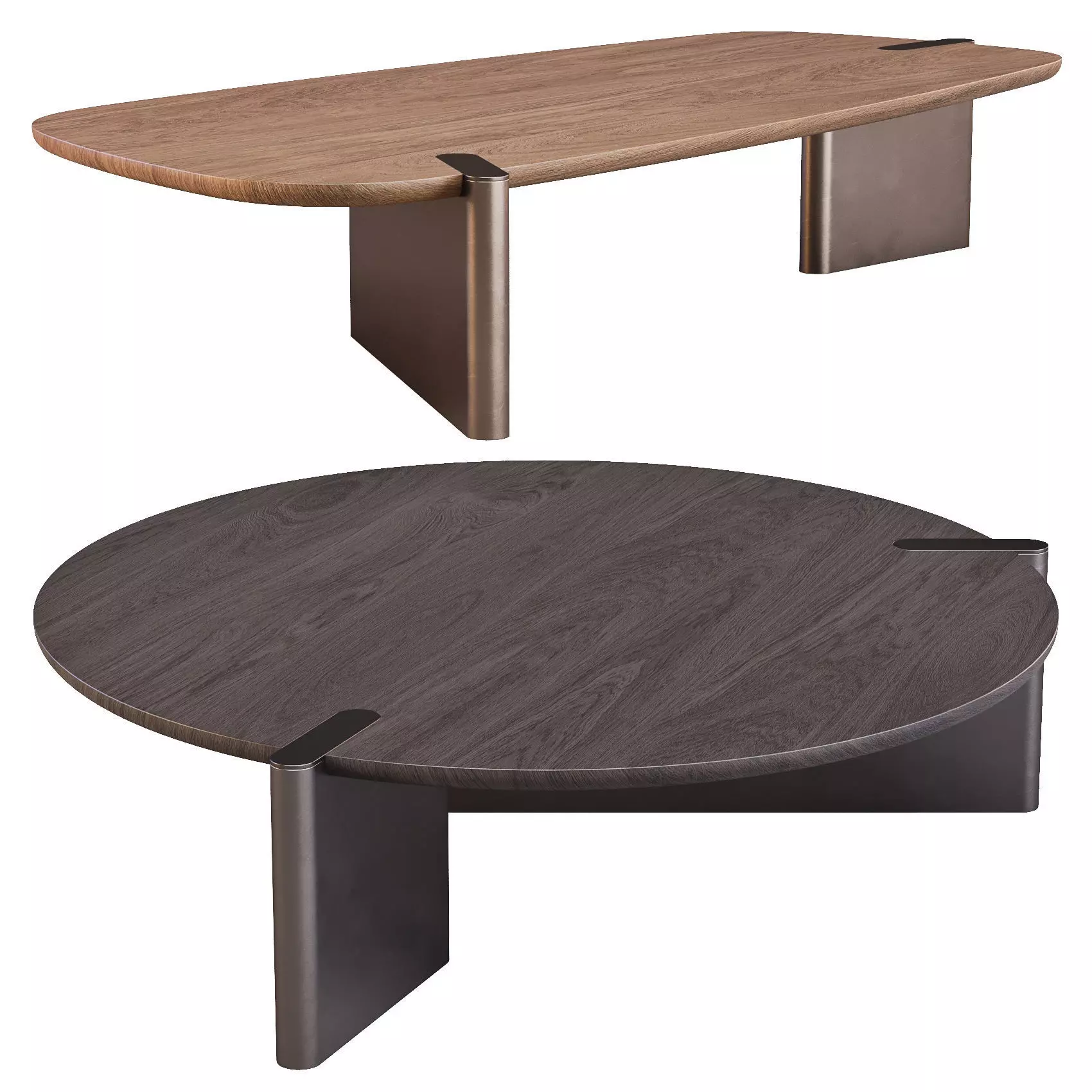 Bonaldo Flatiron - Coffee Tables 3D model_5